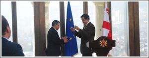 ge.fgulen.com georgian president saakashvili education volunteers small 761