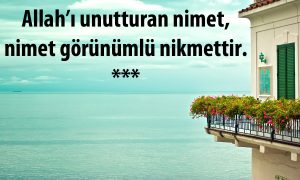 Allahi unutturan nimet