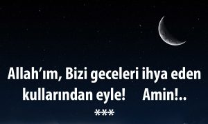 Allahim bizi