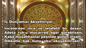 ic dunyamizi aksettiriyor